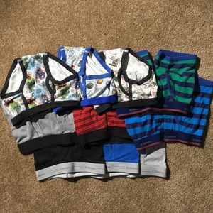 7 Boys Boxer Briefs and 3 Boys Briefs size Small